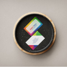 Modern en kleurrijk Abstract Visitekaartje