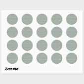Modern en legant Eucalyptus Wedding Ronde Sticker (Vel)