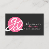 Modern en legant Jewelry Designer Visitekaartje (Voorkant)
