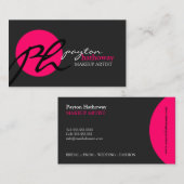 Modern en legant Makeup Artist Visitekaartje (Voorkant / Achterkant)