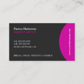 Modern en legant Makeup Artist Visitekaartje (Achterkant)