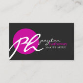 Modern en legant Makeup Artist Visitekaartje (Voorkant)