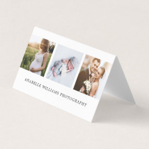 Modern en minimaal   Fotografie Visitekaartje