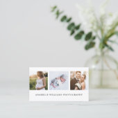 Modern en minimaal | Fotografie Visitekaartje (Staand voorkant)