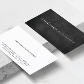 MODERN EN MINIMAAL VOOR ZWARTE HOUT VISITEKAARTJE