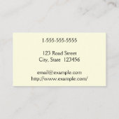 Modern en minimalistisch neuroloog Visitekaartje (Achterkant)