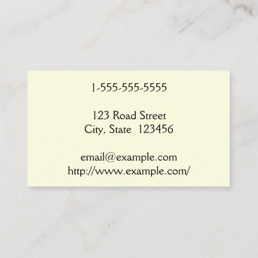 Modern en minimalistisch neuroloog Visitekaartje (Achterkant)