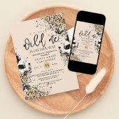 Modern en minimalistisch Wild One Safari Baby show Kaart