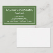 Modern en Paralegal Visitekaartje (Voorkant / Achterkant)