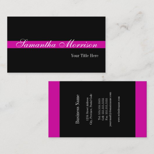 Modern en professioneel visitekaartje (Voorkant / Achterkant)