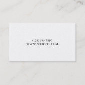 Modern en professioneel Visitekaartje (Achterkant)