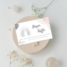 Modern en schattig boho regenboog baby shower