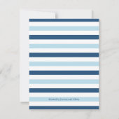 Modern en Schattig Gevist thema Baby shower Custom Kaart (Achterkant)