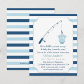 Modern en Schattig Gevist thema Baby shower Custom Kaart (Voorkant / Achterkant)