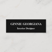 Modern en Simple Interior Designer Visitekaartje (Voorkant)