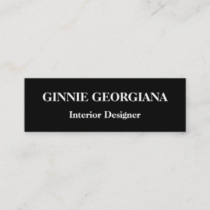 Modern en Simple Interior Designer Visitekaartje