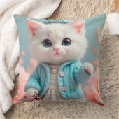 Modern en stijlvol chique kattenontwerp kussen (Deken)