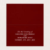 Modern en stijlvol, elke kleur, verander de datumk visitekaartje (Binnenkant ongevouwen)