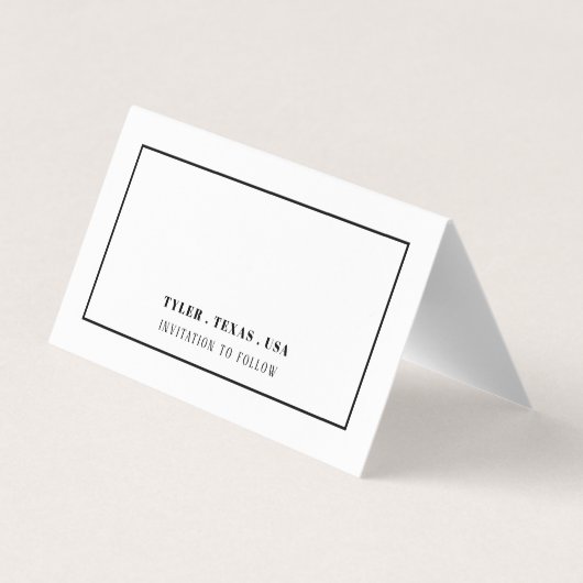 Modern en stijlvol, elke kleur, verander de datumk visitekaartje (Achterkant)