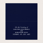 Modern en stijlvol, elke kleur, verander de datumk visitekaartje (Binnenkant ongevouwen)