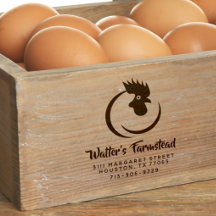 Modern en stijlvol Logo Boerderij voor kippen