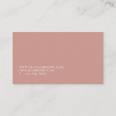 Modern en stijlvol Visitekaartje (Achterkant)