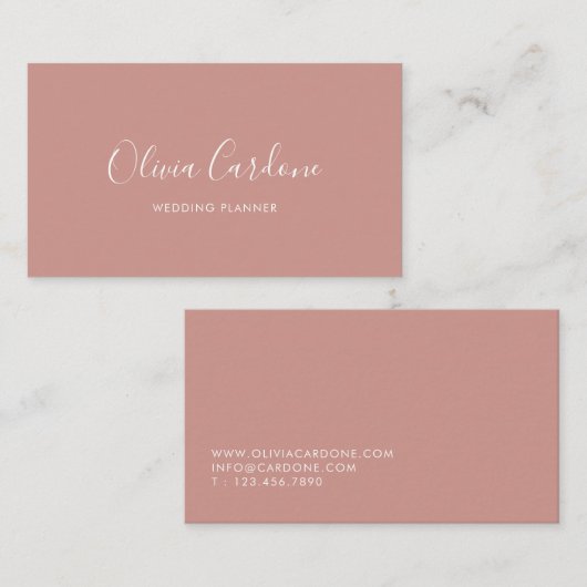 Modern en stijlvol Visitekaartje (Voorkant / Achterkant)