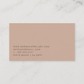 Modern en stijlvol Visitekaartje (Achterkant)