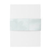 Modern en trendy blauw Roos bruiloft Uitnodigingen Wikkel (Achterkant Voorbeeld)