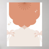 Modern en Trendy Boho Wall Art Poster (Voorkant)