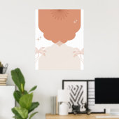 Modern en Trendy Boho Wall Art Poster (Thuiskantoor)