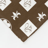 Modern en trendy patroon fleece deken (Hoek)