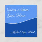 Modern en Trendy vormen het artistieke Visitekaart Vierkante Visitekaartje (Voorkant)