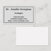 Modern en  ultramodern Visitekaartje (Voorkant / Achterkant)