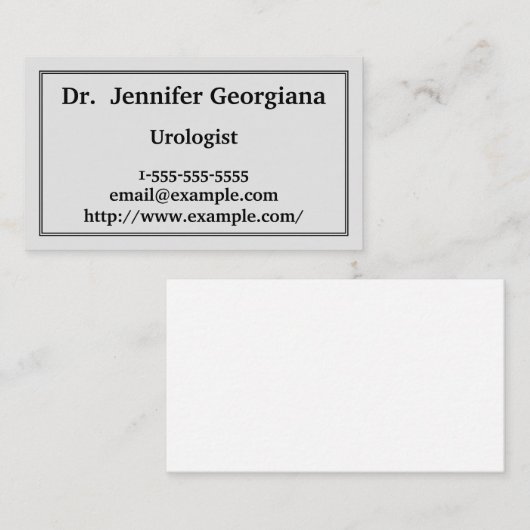 Modern en ultramodern Visitekaartje (Voorkant / Achterkant)