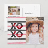 Modern en zoet | Fotokaart Valentijn Briefkaart (Voorkant / Achterkant)