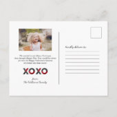 Modern en zoet | Fotokaart Valentijn Briefkaart (Achterkant)