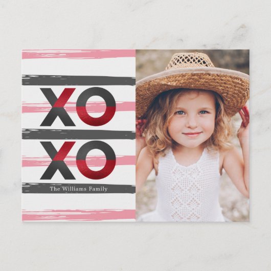 Modern en zoet | Fotokaart Valentijn Briefkaart (Voorkant)