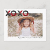 Modern en zoet | Fotokaart Valentijn Briefkaart (Voorkant)