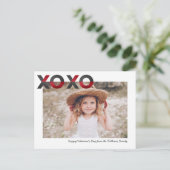 Modern en zoet | Fotokaart Valentijn Briefkaart (Staand voorkant)