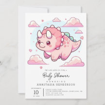 Modern Enchanted Dinosaur Baby shower