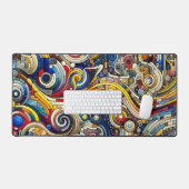 Modern engineering Cool electronic abstract Modern Bureaumat (Keyboard & Muis)