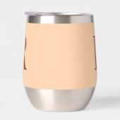 Modern enkelvoudig monogram beige (Rechts)