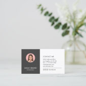 Modern Entrepreneur Foto Visitekaartje (Staand voorkant)