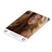 Modern Equestrian Hoefijzer Foto Afstuderen Magneet (Linkerzijde)