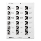 Modern Equestrian Horse Riding Fotoadres Etiket (Full Sheet)