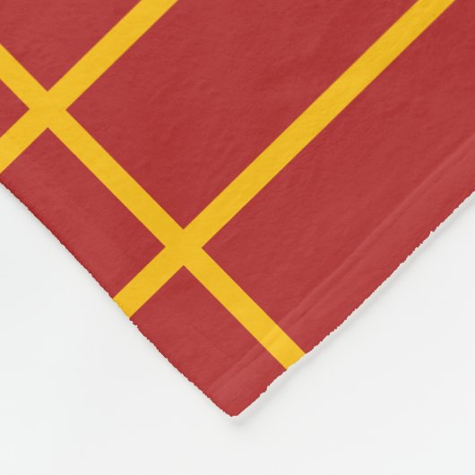 Modern Equestrian Theme Monogram Fleece Deken (Hoek)