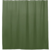 Modern Erfgoed Effen Bosgroen Douchegordijn (Voorkant)