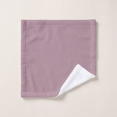 Modern Erfgoed Effen Stof Mauve Bad Handdoek (Wasdoekje)