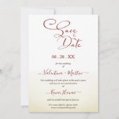 Modern Eternal Love Brustroke Photo Heart Wedding (Achterkant)